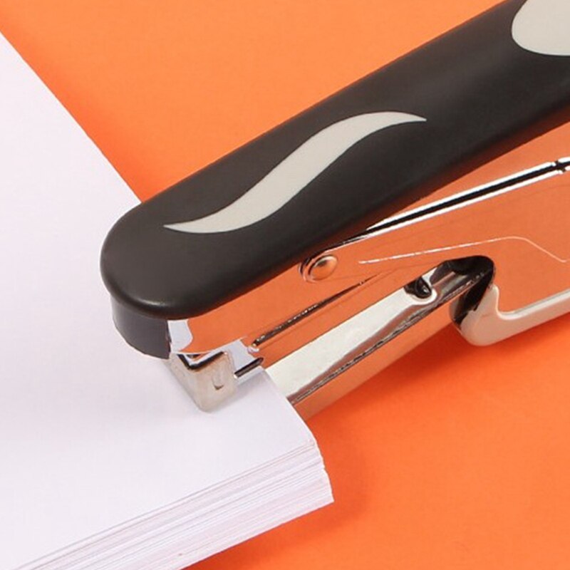 HUI SHENG Manual Stapler Hand Stapler Paper Document Bookbinding Machine Tool, Paper Plier Stapler Stationery Office Supplies