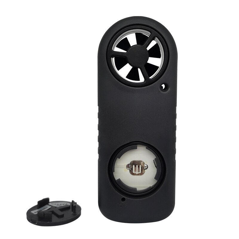 2-in-1 Mini Digital Anemometer Air Flow Windsurf Wind Speed Volume Measuring Meter Tester Wind Temperature Sensor Industrial