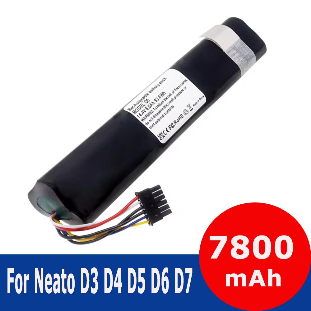 Batterie de remplacement articulation ion pour robot de balayage Neato Botvac, 14.4V, 12800mAh, D3, D4, D5, D6, D7, 945, 0225/205, 0011, Original: MULTI