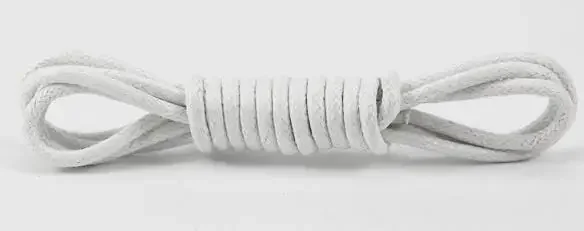 2 pares de cordones redondos finos encerados, cordones de zapatos de cuero, cordones de zapatos Unisex para botas y zapatos, 100cm/120cm/140cm/160cm: Blanco / 160 cm