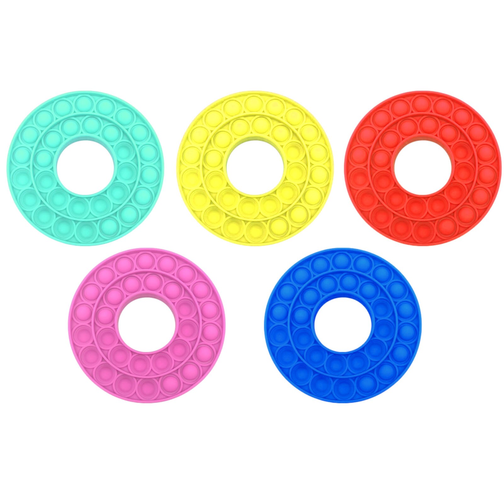 Relieve Pressure Bubble Sensory Toy Desktop Educational Fidget Silicone Toy