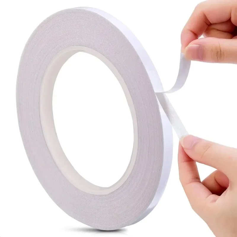 50/1 rotoli di nastro biadesivo ultrasottile bianco forte nastri adesivi strisce di nastro super adesivo per forniture per ufficio domestico
