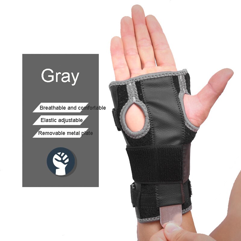 1PC Wrist Brace Support Carpal Tunnel Hand Splint Steel Bone Arthritis Sprain Pain Useful Splint Sprains Arthritis Band recovery