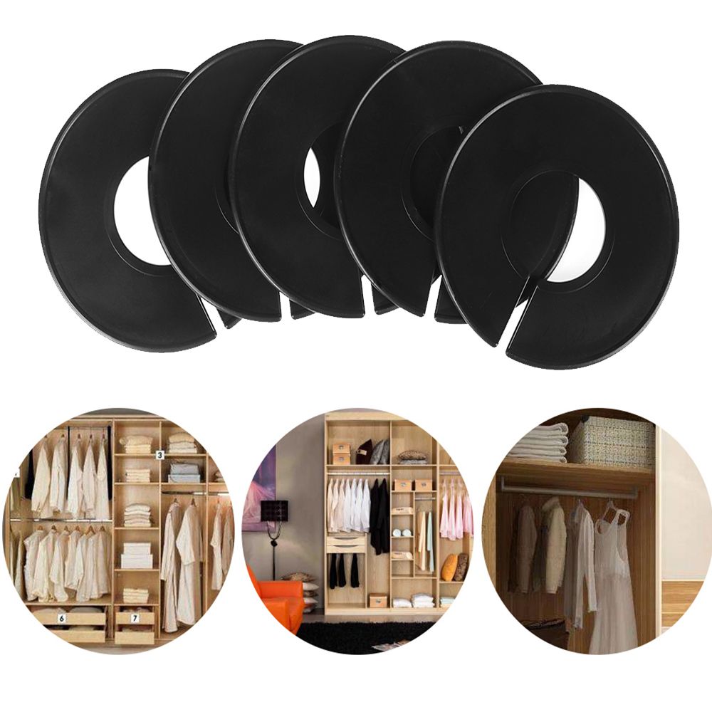 5/10Stck DIY Kleidung Größe Teiler Neue Bequem Runde KleiderbüGel Wandschrank Teiler Größe Kennzeichnung Ringe Kleidung Speichert Hause produkte