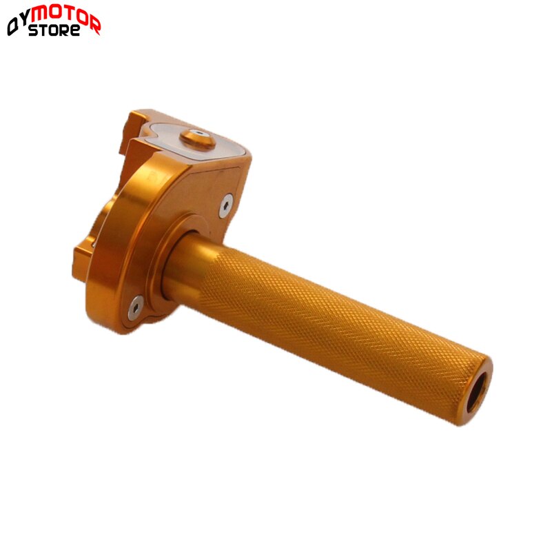 7/8 ''Cnc Aluminium Twist Gashendel Grip Voor Dirt Bike Quad Atv Pit 50cc 125cc 150cc 250cc: gold
