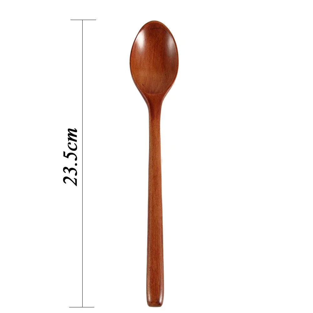 Japanese Style Beech Spoons Branch Shape Long Handle Scoop Coffee Stirring Spoon Soup Spoon Tableware: WHITE
