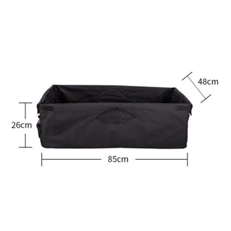 Heavy-Duty Polyester Garden Utility Wagon Cart Liner For Garden Utility Wagon Cart: 85X48X26CM Black