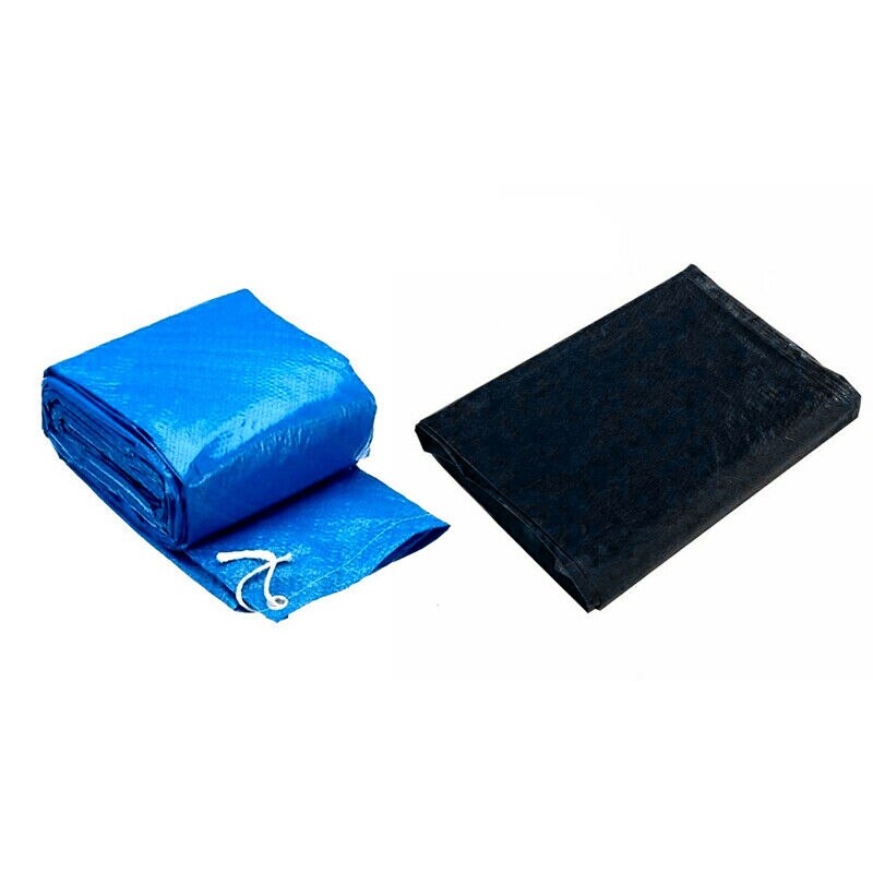 Ship in 24 hours 6/8/10ft Round Swimming Paddling Pool Cover Inflatable Rope Rectangle/Round Swim Pool Cover