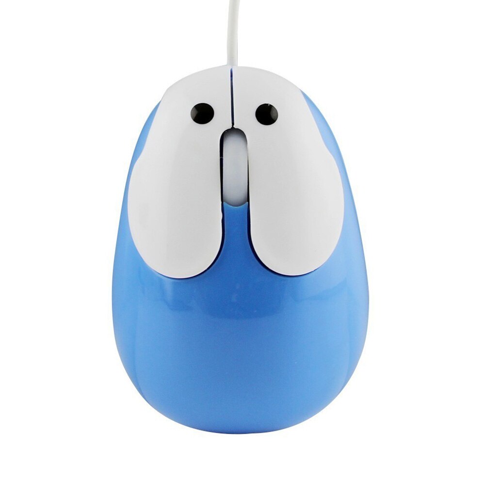 Mouse di coniglio cablato simpatico cartone animato USB per PC Computer Gamer Laptop divertente coniglio 3D Mouse regali di natale per bambini