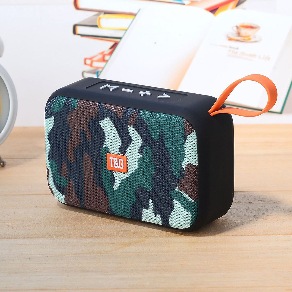 TG506 Speakers Portable Mini Speaker Wireless HIFI Speaker Soundbar Outdoor Loudspeaker Support TF Card FM Aux vs TG182: Camouflage