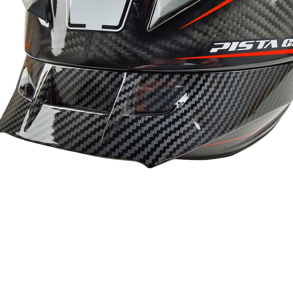 Helmet Accessories Carbon fiber appearance Spoiler for Pista GP R/GP RR Full Face Motorcycle Helmet