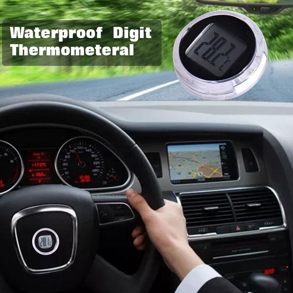 Motorfiets Meter Waterdicht Duurzaam Motorfiets Digitale Thermometer Klok Motor Interieur Horloges Instrument Accessoires