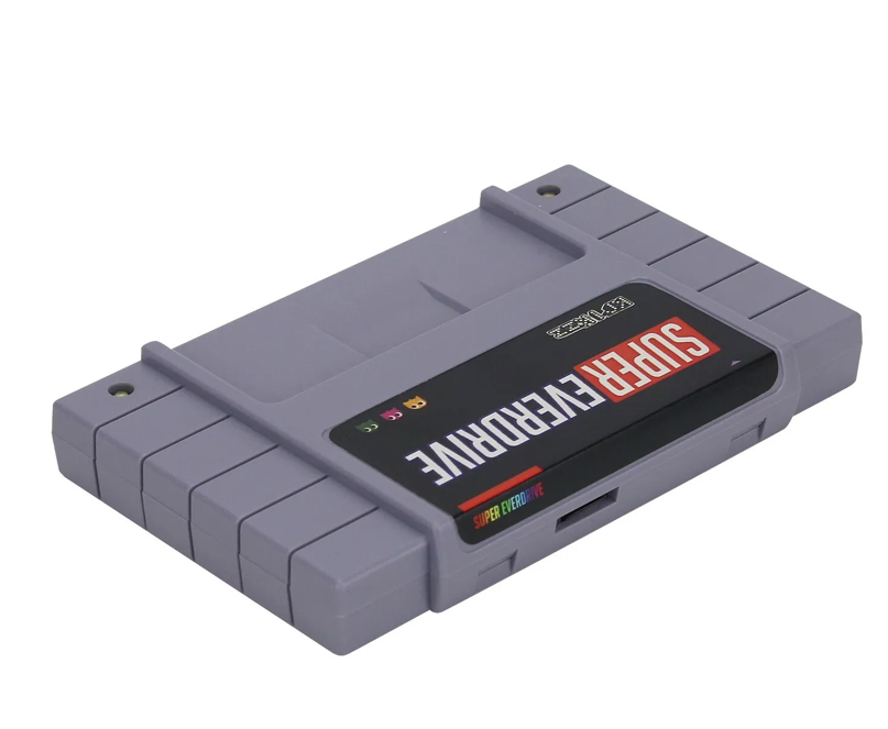THE latest super everdrive with 8G card chip memory for SNES Game Console Japanese and European versions