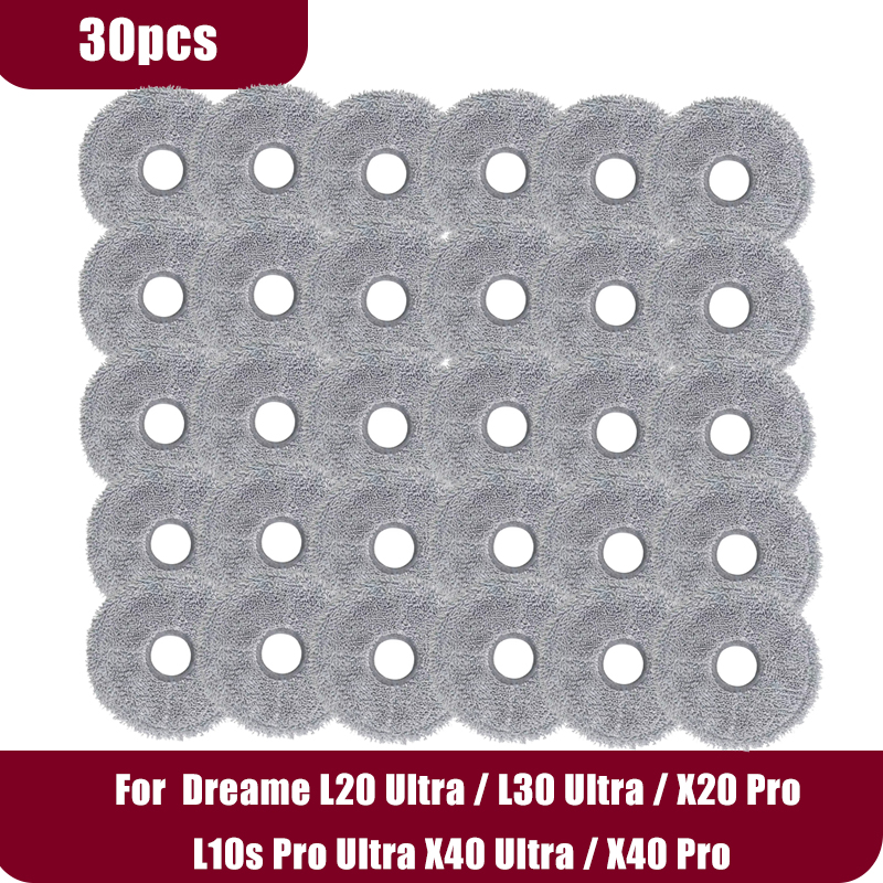 Dust Bag Fit For Dreame X30 X40 X50 Ultra / Mova S10 Plus, S20 E30 V50 Ultra, P10 P50 Pro Ultra / Trouver S10 Plus, E30 Ultra: Clear