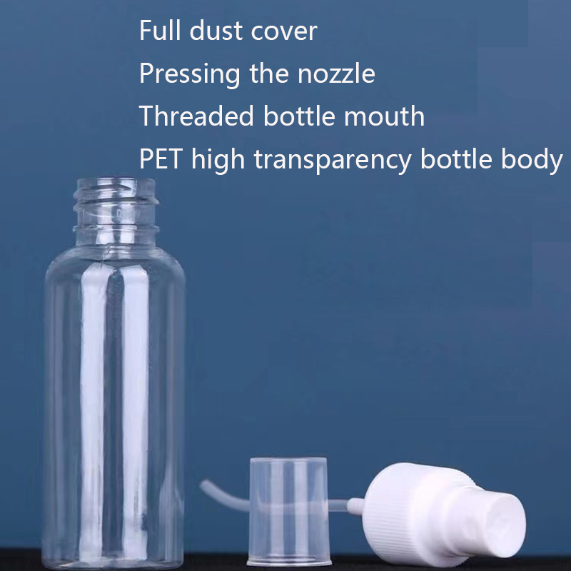 Hervulbare Flessen Lege Spray Fles Transparante Plastic Parfumflesjes Mini Cosmetische Spray Fles Verstuiver 20/30/50 ML
