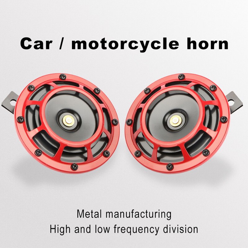 Supertone Dual Auto Gitter Horn (Paar) 12V 139dB Für Subaru Impreza WRX Evo Neue (verrotten/Schwarz)