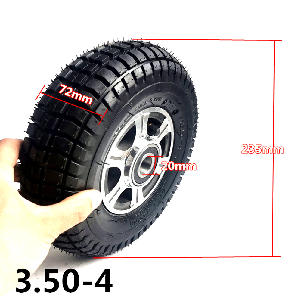 9 Inch 9x3.50-4 Wheel Pneumatic Tire for Scooter Skateboard Pocket Bike Electric Tricycle 9*3.50-4 Tyre Wheel Accessories
