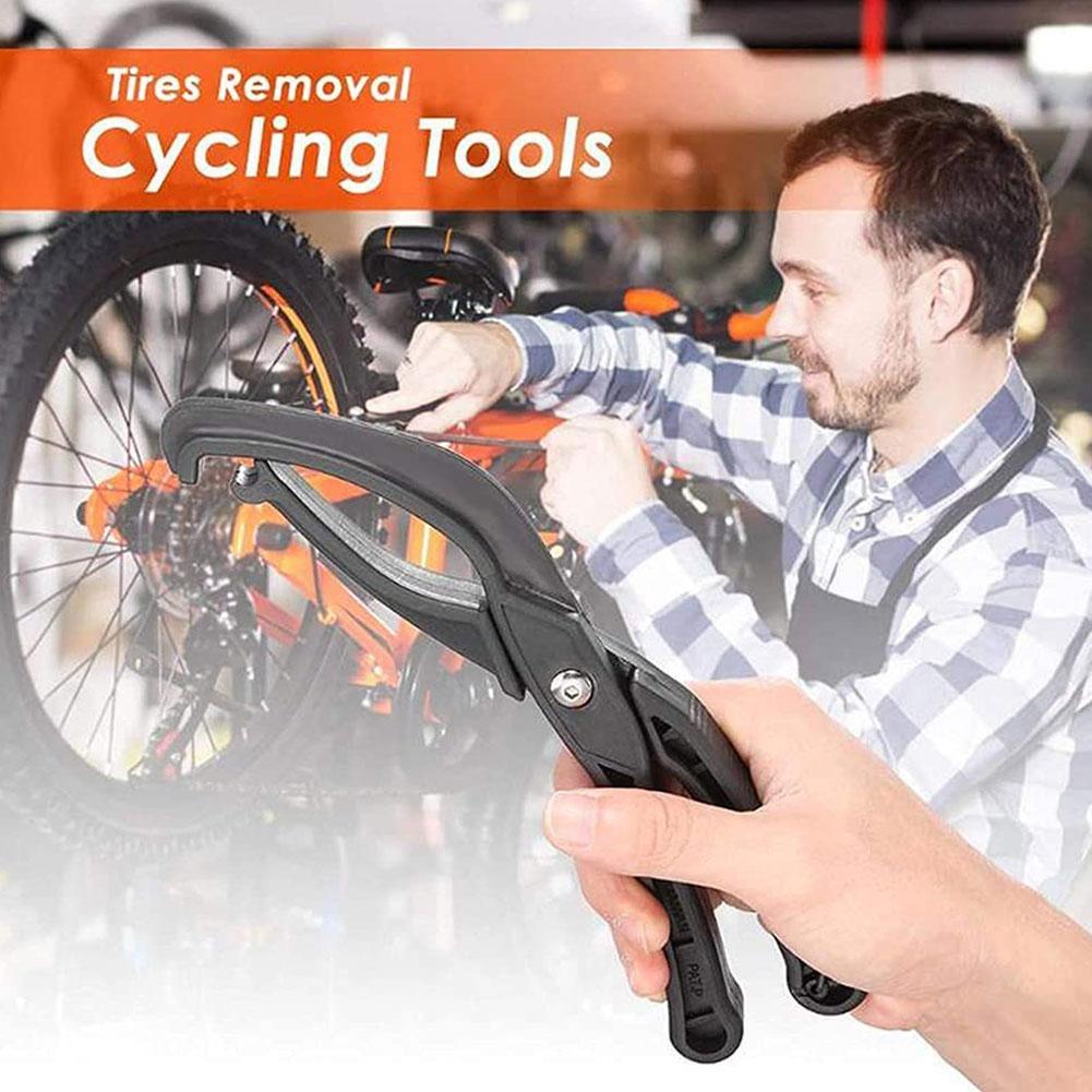 Bicycle Tire Replace Tool Bike Tire Bead Jack Lever Tool Removal Clamp Tire Cycling Tool for Difficult Bike Tire Cycling Tools