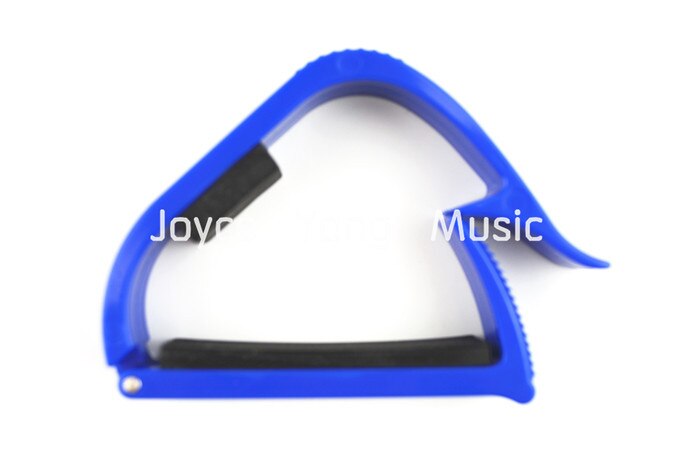Alice A007E-C, pinza de plástico colorida para guitarra Capo, trinquete para guitarra clásica, ,: Azul