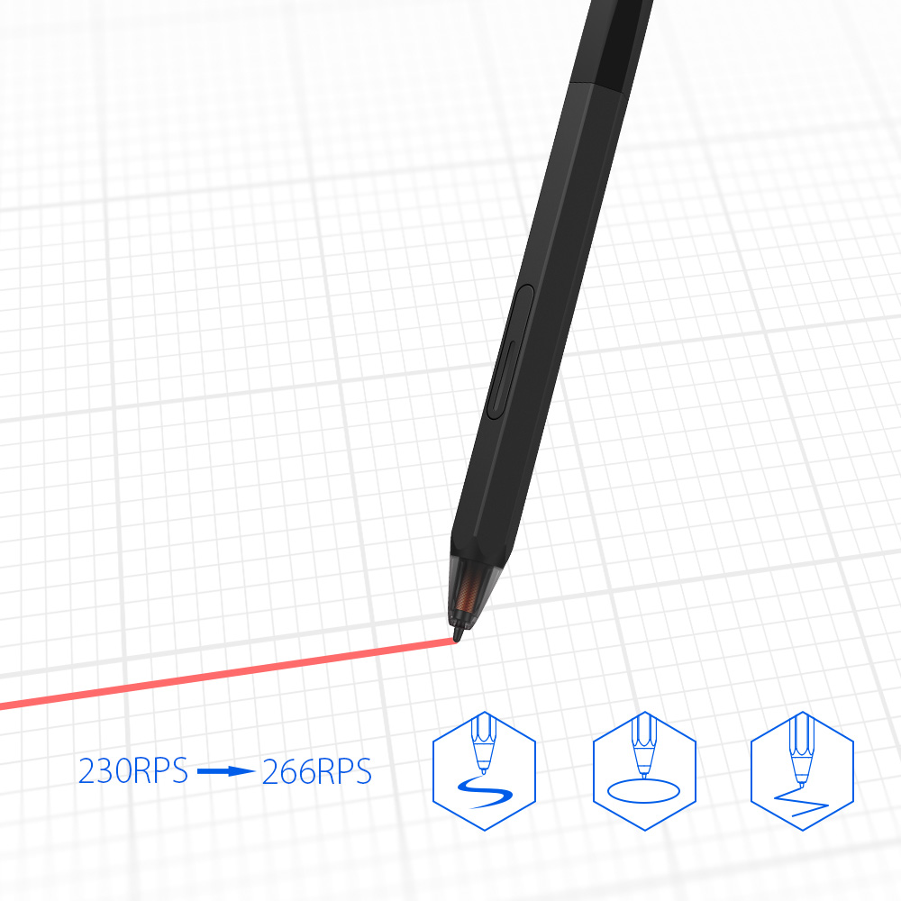 Digitale pen P06 voor XP-Pen Power Stylus 8192 Drukgevoeligheid Grip Pen Pak voor Artist 12/Deco 02