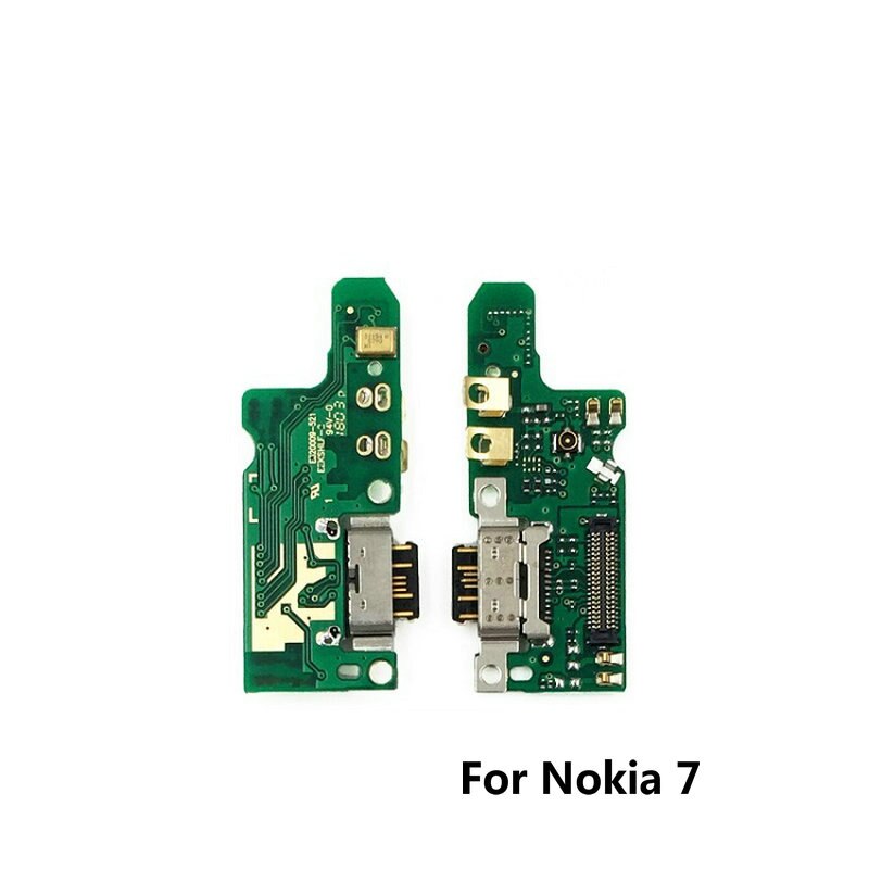 USB Lade-Port Dock Jack Connector Aufladen Bord Flex Mit Mikrofon Für Nokia 3 3,1 2 2,1 5 5,1 6 7 Plus 7 Plus 8 X5 X6 X7: For Nokia 7