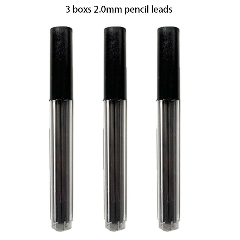 1-12 pièces 0.3 0.5 0.7 0.9 1.3 2.0mm HB remplacement recharge fils recharge pour crayon mécanique dessin automatique crayons papeterie: other