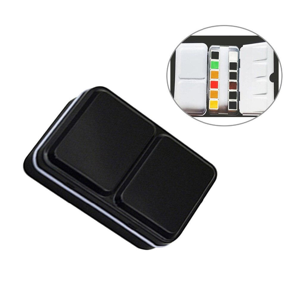 Empty Solid Watercolor Box Case Tin for 12 Colors ... – Grandado