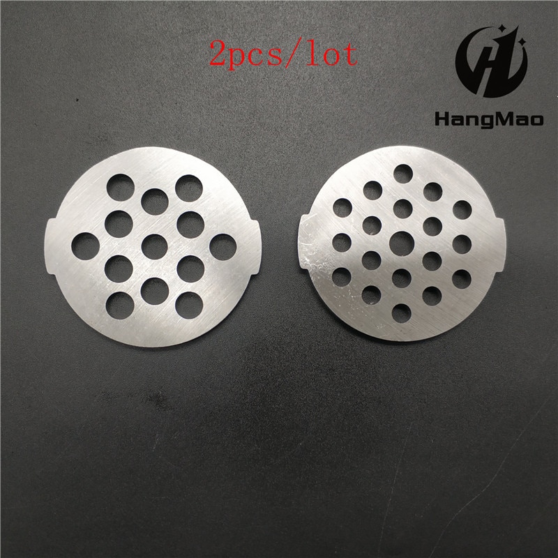 2pcs/lot Meat grinder plate Lattice meat grinder spare parts mincer plate 4mm 7mm cell for Moulinex HV2 HV3 HV4 HV6 grille