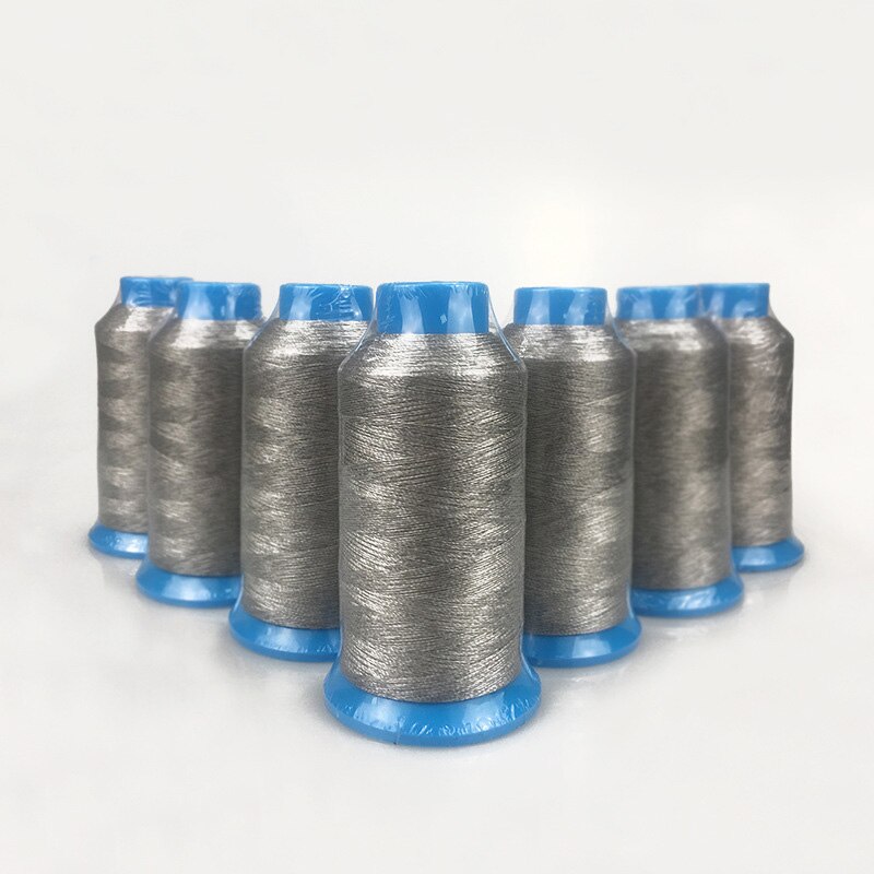Silver Fiber Fixed Silver-plated Fiber Sewing Thread DIY Anti-static Clothing Conductive Blankets Sheets Quilting Accessories