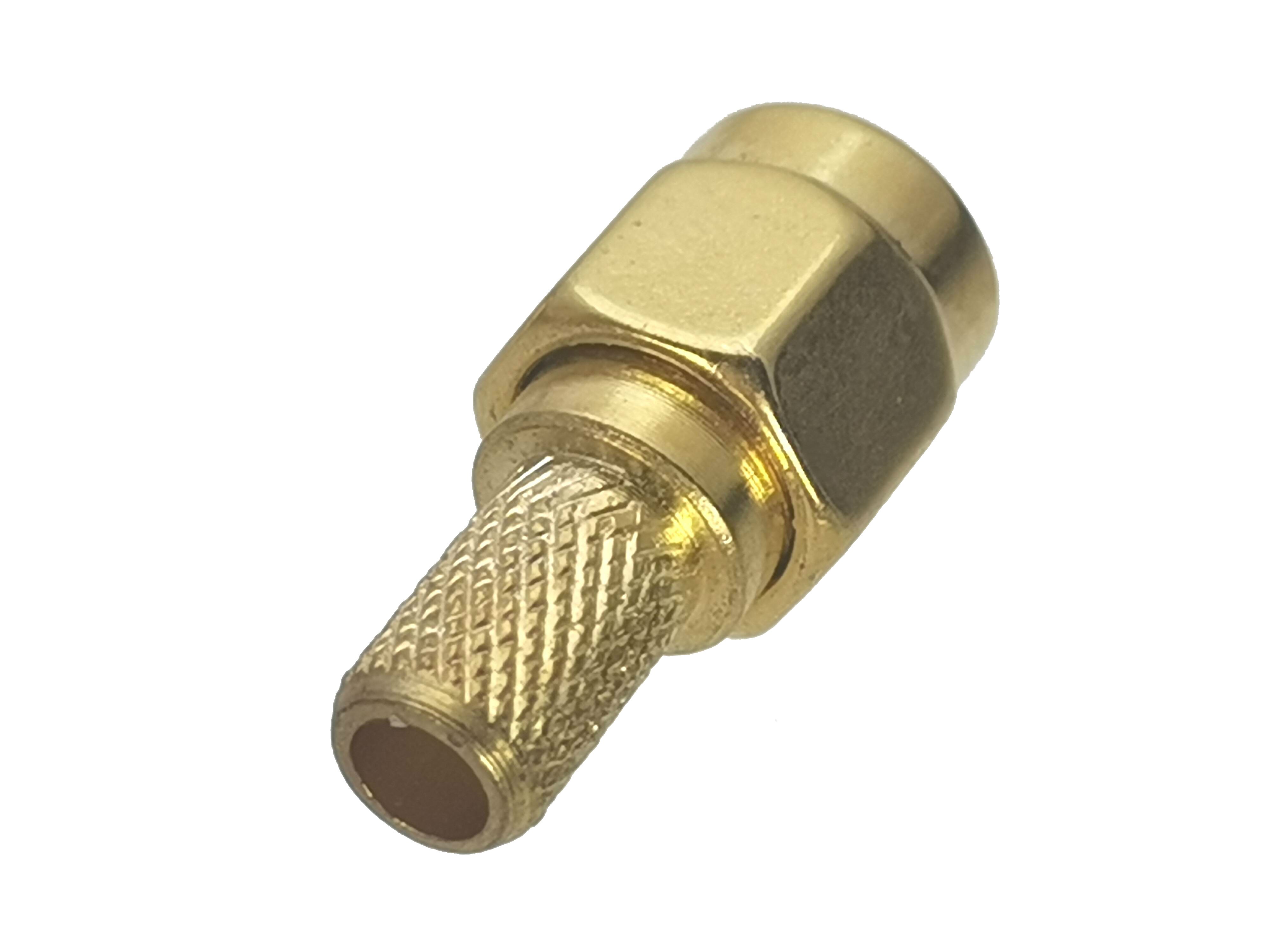 10Pcs Connector Sma Male Plug Crimp Voor RG58 RG142 LMR195 RG400 Kabel 50ohm Rf Adapter Coax Hoge Quanlity