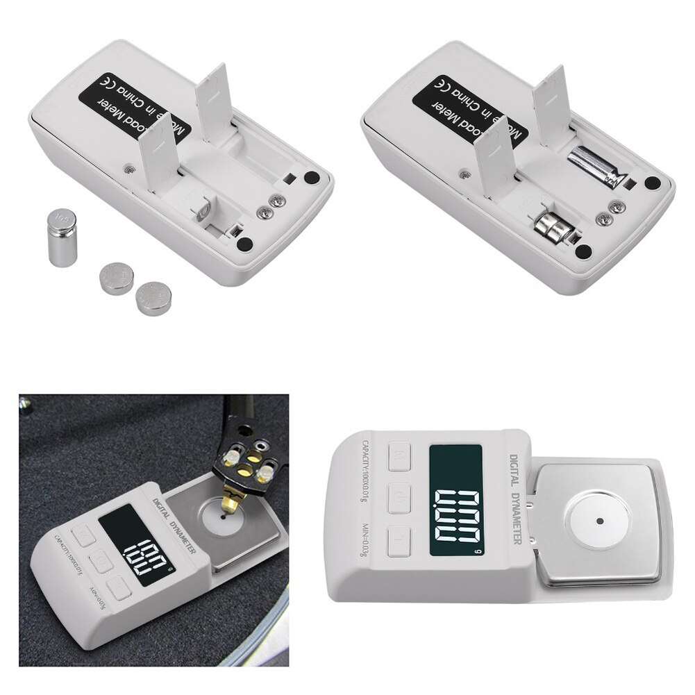 Vinyl Record Player Stylus Pin Force Gauge High Accurancy LCD Digital Display Turntable Stylus Pin Force Scale