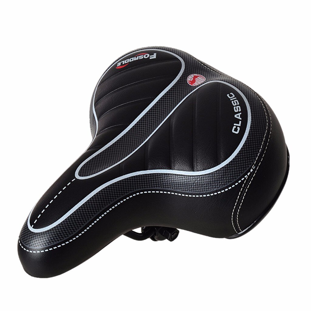 Selle Rembourrée épaisse Vélo électrique Selle De Vélo épaisse Confort - Siège Rembourré Large, Pour VAE, VTT Et Vélo De Ville Selle Cuir PU Amortissante