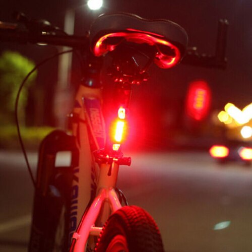 5 led fiets achterlicht fiets led achterlicht usb oplaadbaar fiets rood achterlicht led fiets veiligheidswaarschuwingslicht