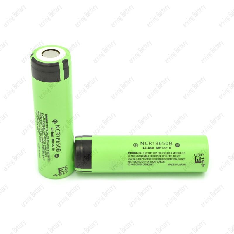 18650 battery 3400mah 3.7v NCR18650B 3400mah lithium battery for battery flashlight