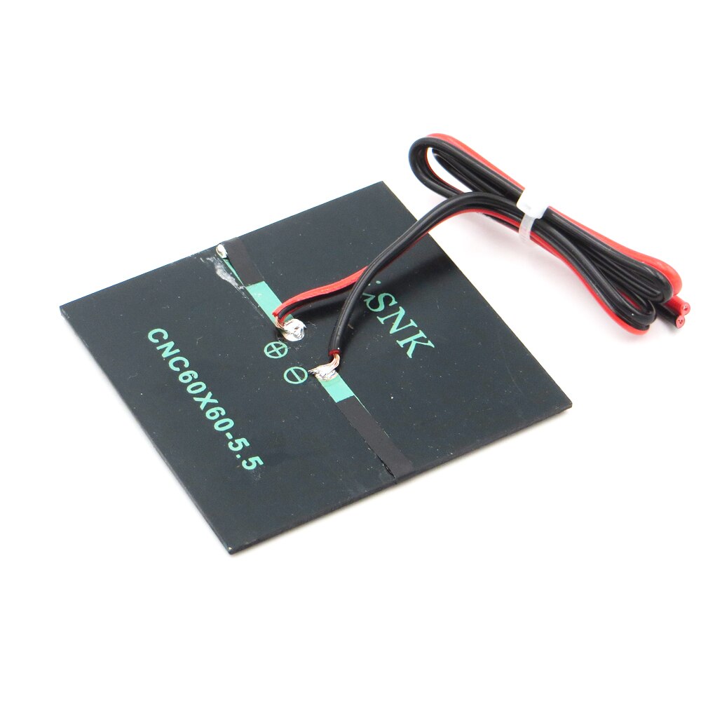 5.5V 80mA with 30cm extend cable Solar Panel Polycrystalline Silicon DIY Battery Charger Module Mini Solar Cell wire toy