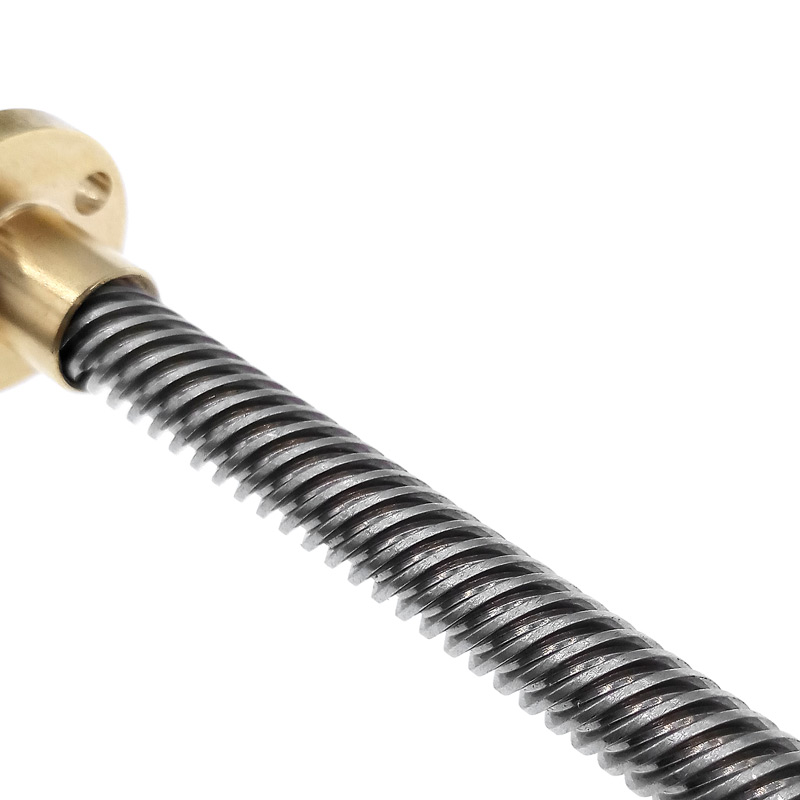 Lead Screw T8 500mm Linear Guide 3D Printers Parts helical pitch 2mm 4mm 8mm 10mm 12mm Trapezoidal Screws with nut