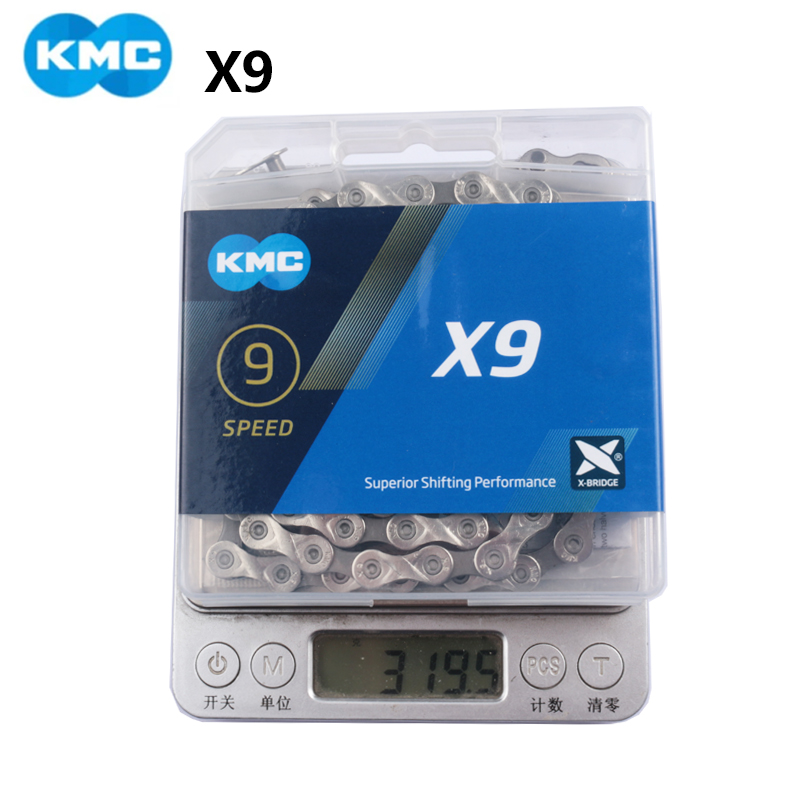 KMC X11 X10 X9 Z9 X8 Fahrradkette 128L 6 7 8 9 11s Fahrradkette mit Originalverpackung Magie Taste für Mountainbike/Rennrad: verrotten