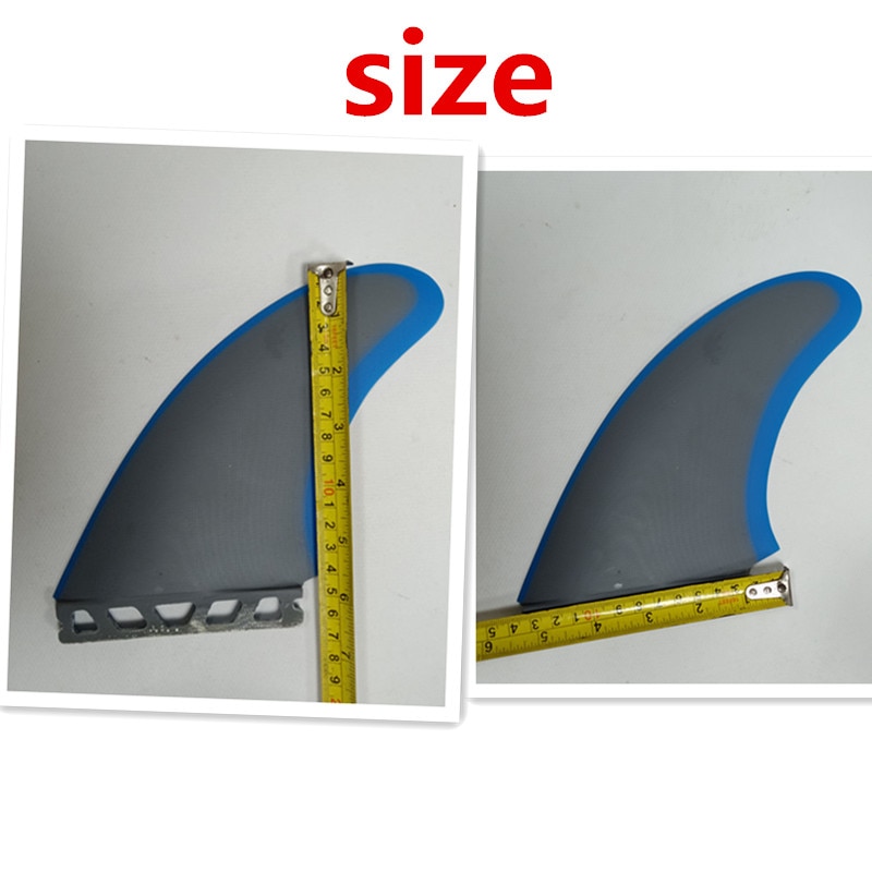 Srfda , aletas de fibra de vidrio GFK 2 unids/set XXL, aletas de surf de tamaño doble para caja futura, aleta de surf