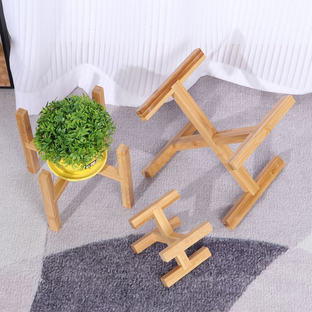 Présentoir de bonsaï en bois, fournitures de jardin d&#39;extérieur, support de Pot de fleurs sur pied, Base de Pot de fleur, décoration de la maison