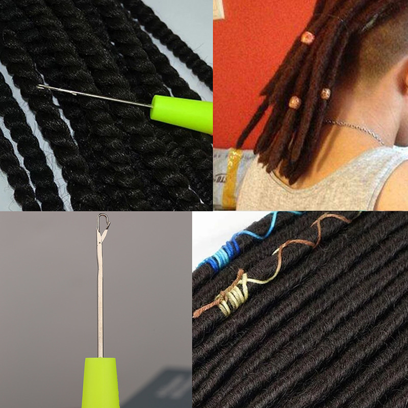 Kit de gancho de ganchillo para rastas de aguja, juego de pestillos de diferentes tamaños, fabricación de alfombras, reparación de telas, herramientas artesanales DIY