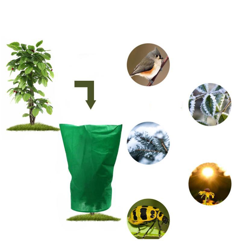 Green plant protection bag frost proof bird insect net ecological tree protection bag