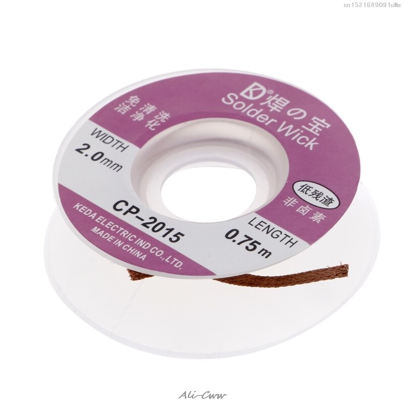 Desoldering Solder Braid Wick Remover Cable Wire