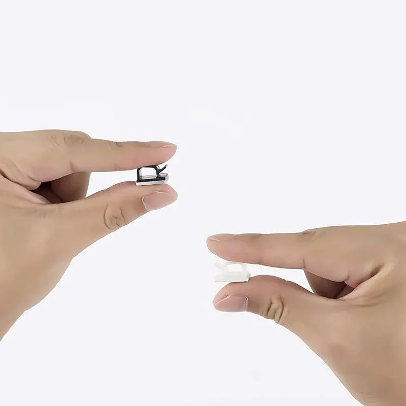 50 SZT. Klipsów do kabli do kamery samochodowej, organizer kabli na deskę rozdzielczą, uchwyt na kabel ładowarki samochodowej, organizer kabli USB