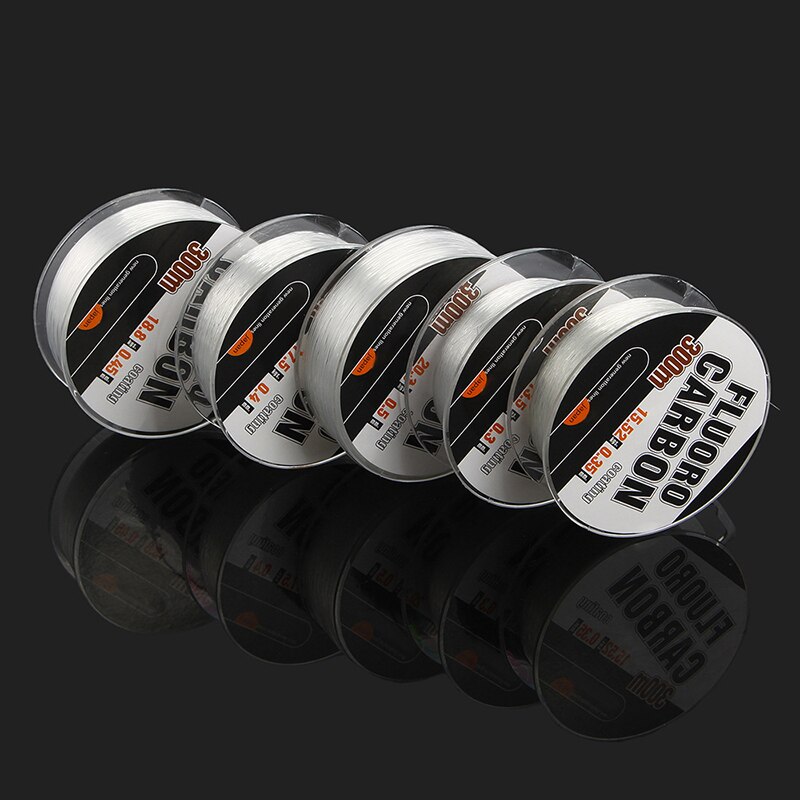 Rivestimento fluorocarbon Linea di Pesca super forte linea di Pesca di nylon Linea di Pesca carpa pesca Linee Morbide 300M 0.30-0.50mm 30-45LB inverno di pesce