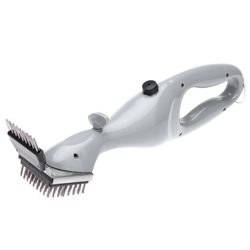 Roestvrijstalen barbecueroosters reinigingsborstels grijs: Default Title