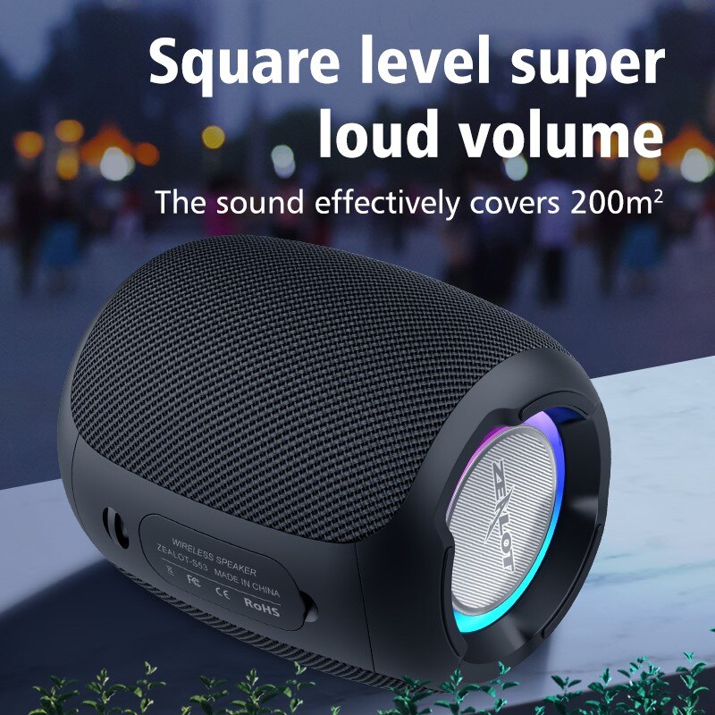 Draagbare Draadloze Mini Bluetooth Speaker Waterdichte Subwoofer Luidspreker Kolom Hifi Lossless Geluidskwaliteit Stereo
