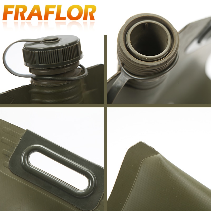 5L Liter Portable Car Motorcycle Soft Oil Bag Bladder Off-road Petrol Cans Spare Oil Storage Fuel Tank Gasoline Bucket Jerry Can