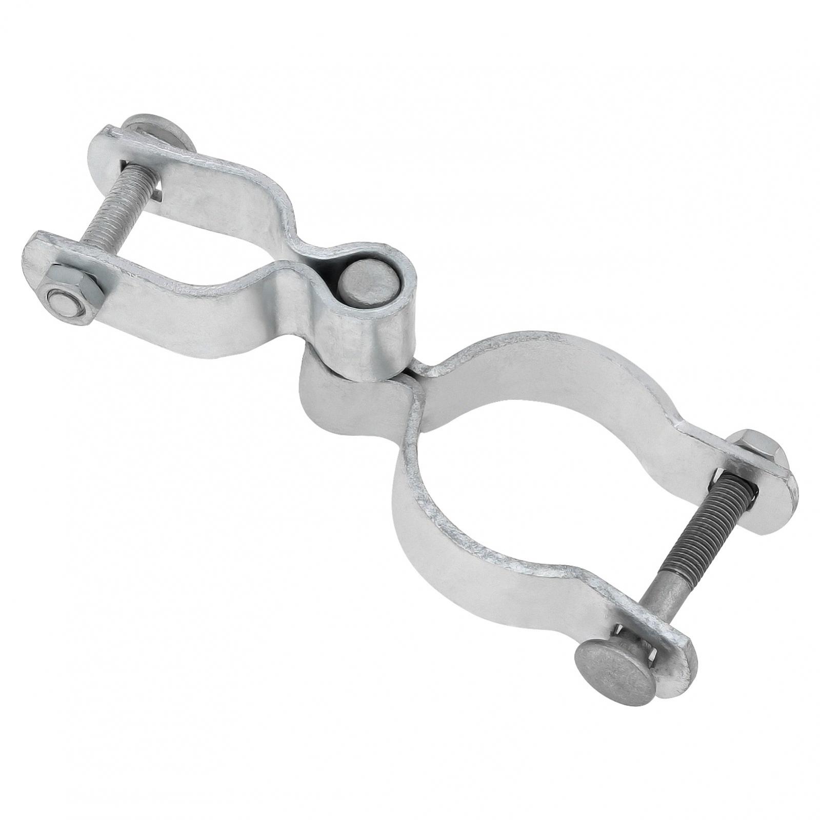 2 Stuks 1-3/8X2-3/8 Chain Link Hek Zware Poort Post Scharnier Deur Scharnieren Met 1-3/8 Vrouwelijke Scharnieren, 2-3/8 Mannelijke Scharnieren