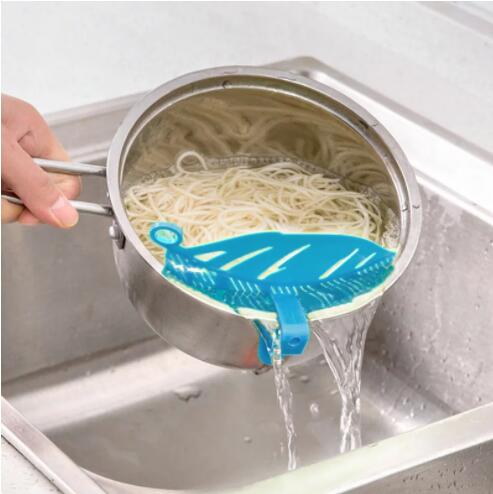 Kitchen Accessories Leaf Shape Clean Rice Wash Sieve Bean Pea Kitchen Gadgets Cleaning Cooking Tools Kitchen Utensils Goods #40