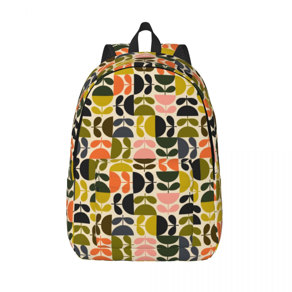 Benutzerdefinierter Orla Kiely Laptop-Rucksack mit mehreren Stemmen für Damen und Herren, lässige Büchertasche für Studenten, florale abstrakte Taschen